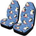 thumbnail image 1 of ABPHQTO Juego de 2 fundas para asientos de coche Happy Penguins Dancing Universal Auto Asientos delanteros Protector para coche, SUV Sedan, camión, 1 of 2