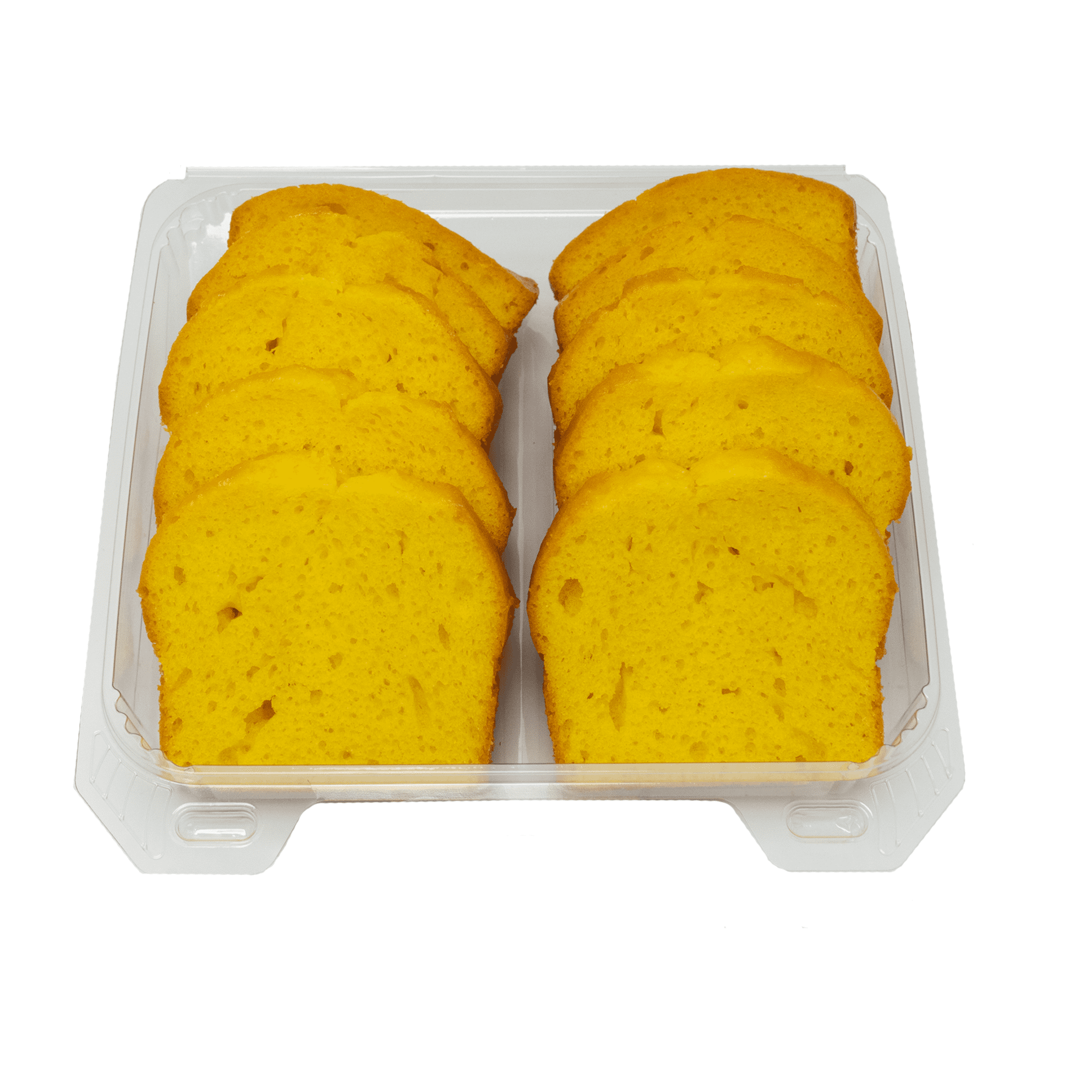 Neo Taino, Lemon Sliced Cake, Net Weight 14 oz (397g), 10 Count, Plastic Tray, New