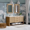 thumbnail image 5 of James Martin Vanities D225-V72-3Wz Solene 72" Free Standing Double Basin Poplar Wood, 5 of 7