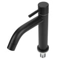 thumbnail image 4 of Stainless Steel Light Luxury Water Tap, G1/2 Thread Sink Faucet, For Bathroom Kitchen Elbow Type Without Tube, 4 of 8
