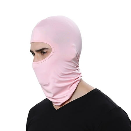 Outdoor Balaclava Hood Motorcycle Bandana Cycling Hunting Hat Protection Pink