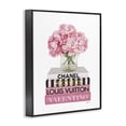 thumbnail image 2 of Stupell Industries Victorian Pink Carnations on Fashion Books Black Framed Giclee Art, 11 x 14, by Amanda Greenwood, 2 of 7