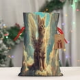 thumbnail image 5 of Naloa Sunshine Cloud Cute Cat Drawstring Christmas Bags, 3D Xmas Gift Bags, Christmas Wrapping Bags, Xmas Goodie Bags, Treat Pouch Bags, Party Favor Bags-Medium, 5 of 9