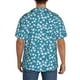 thumbnail image 3 of Balery Beautiful Floral Camisa Casual de Manga Corta con Botones para Hombre, Texturizada, Estilo Cubano, para Playa, Verano-Medium, 3 of 5