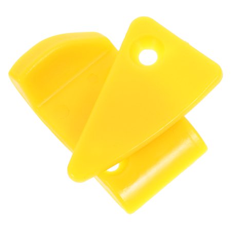 DECORNIJIA Wheel Rim Shield Protector Tool Tire Changer Disassembly 1 Set Reduce Scratches Yellow 5x3x5cm