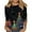 Christmas Shirt-A147 Multicolor, variant on Mifsaly Merry Christmas Shirts Women Plus Size 3/4 Sleeve Crew Neck T-Shirts Xmas Tree Print Tunic Pullover Tops Classic Festival Party Trendy Blouse 2025 Holiday Outfits