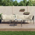 thumbnail image 1 of vidaXL 5 Piece Garden Lounge Set with Cushions Grey Poly Rattan, 1 of 5