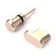 thumbnail image 2 of Injueey 2 unids/set puerto de carga + puerto de auriculares reemplazo de enchufe antipolvo para teléfono móvil Android tapón de auriculares Teléfono y Comunicación oro, 2 of 6