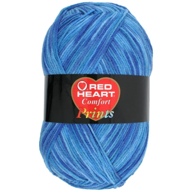 Red Heart® Comfort® Yarn, Prints, Acrylic #4 Medium, 12oz/340g, 649 Yards
