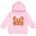thumbnail image 2 of Inktastic Beach Crab Cute Girly Maritime Toddler Hoodie, 2 of 4