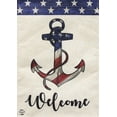 thumbnail image 3 of Briarwood Lane Amercian Anchor Burlap House Flag, 3 of 4