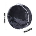 thumbnail image 3 of Fwttom Christmas Wreath Storage Container, PVC Material Christmas Storage Bags with Transparent Sides, 24 x 24 x 8 Inches Xmas Holiday Wreath Ring Storage Bag, 3 of 6