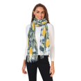 thumbnail image 2 of FORMRS Womens Scarf Winter Soft Long Big Warm Shawls Wrap Tassel Scarves, Retro Beige Lemon, 2 of 9