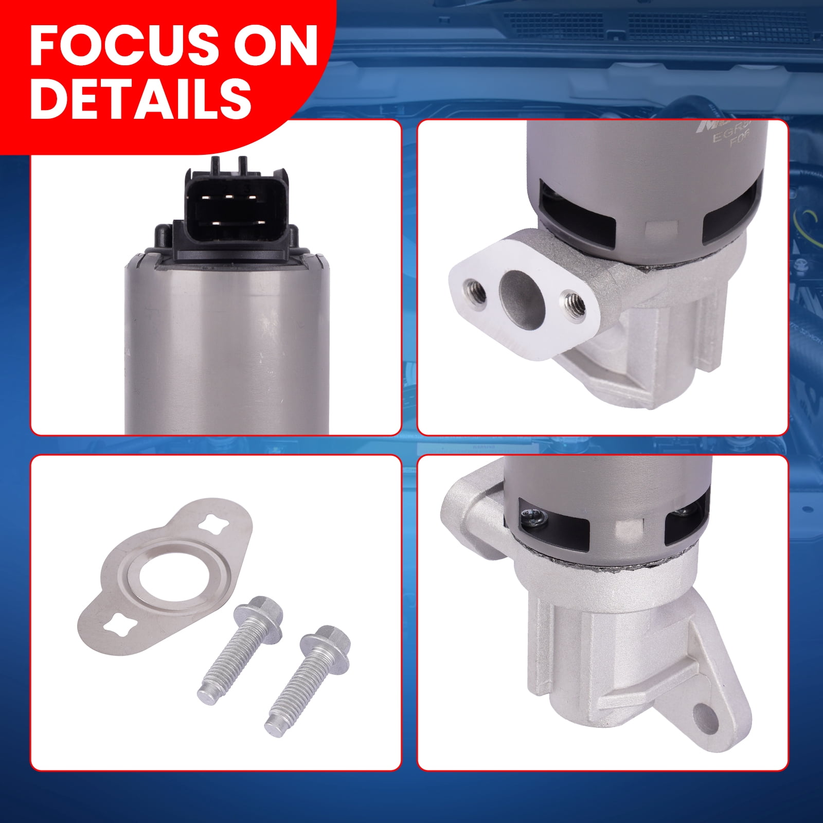 MOCA AUTOPARTS EGV823 Exhaust Gas Recirculation EGR Valve Fit for 2005-2007 Chrysler Town & Country 3.3L 3.8L & 2004-2007 Chrysler Voyager 3.3L & 2005-2007 Dodge Grand Caravan 3.3L 3.8L