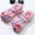 thumbnail image 6 of Povozer Toddler Winter Mittens Waterproof Boy Ski Gloves Warm Fleece Snow Mitten(Pink,5-8Y), 6 of 6