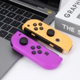 thumbnail image 4 of Controlador De Juegos Izquierda derecha para controlador de juegos NS Switch y Compatible con Bluetooth ( ) amarillo púrpura Likrtyny Para estrenar, 4 of 6