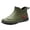 Green, variant on Men's Deck Boots Ankle Rubber Rain boots Waterproof Antislip Fishing Boating Booties Garden Water Work Shoes for Men Black Size 9
