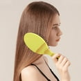 thumbnail image 3 of Sunflower with Inspirational Quote Detangler Brush - Anti-Frizz & Scalp Massage, 3 of 6
