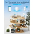 thumbnail image 3 of Higrómetro WiFi, termómetro Govee H5100, para interiores, 6 unidades, color verde, 3 of 8