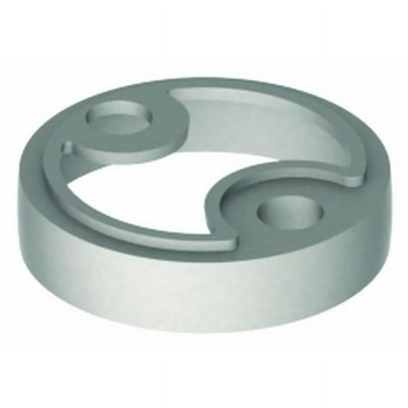 Dome Stop Riser Plate, No. 066412 Bright Chrome