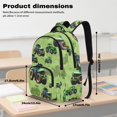 thumbnail image 6 of Yuyamidu Green Tractor 4Pcs School Backpack Set for Boys Girls Preschool Kindergarten Primary Students Kids Shoulder Bag with Lunch Bag, Pencil Case & Water Bottle Bag, 6 of 7