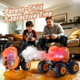 thumbnail image 5 of JoyStone Dinosaur RC Car for Kids, Remote Control Monster Truck with Mist Spray, Lights, Music, 2.4GHz All-Terrain RC Truck Toys for Boys and Girls 4-7, Orange, 5 of 9