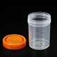 thumbnail image 4 of Uxcell 120mL Tazas de Muestra Contenedor de Muestra a Prueba de Fugas Tapa de Tornillo para Laboratorio Hogar Naranja 2 Paquete, 4 of 6