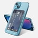 thumbnail image 1 of Funda de lujo transparente con ranura para tarjetas para iPhone 13 Pro XR, funda acrílica transparente a prueba de golpes para iPhone 14 12 11 Pro Max Tan Jianjun unisex, 1 of 2