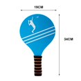 thumbnail image 4 of QualitChoice Wooden Paddle Ball Racket Set Beach Ball Play Set Paddle Ball Kits for Kids Adults, 4 of 6