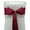 Burgundy, variant on Darling Souvenir Pack Of 10 Satin Chair Sashes Bow Sash For Wedding & Events Supplies Party Decoration Chair Cover Sash - Colors Available