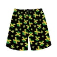 thumbnail image 3 of Binienty Men's Board Shorts Beach Swim Trunks With Jamaican Heart Pattern - Quick Dry for Summer Vacation, Surfing and Beach Activities, 3 of 6