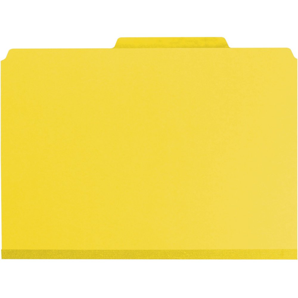 Smead, SMD19084, Pocket Divider PressBoard Classification Folders, 10