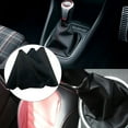 thumbnail image 4 of fastboy Car Shift Lever Collar Dust-proof Shifter Cover Knob Stick Modification Yellow Line 1Set, 4 of 6