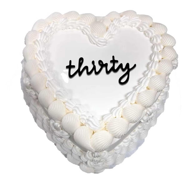 Cake Topper de acrílico cutylight para 30.º cumpleaños