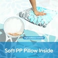 thumbnail image 2 of 2 Pack Outdoor Pillows, Waterproof & Fade-Resistant Patio Cushions for Garden, Porch, Poolside Furniture - Soft & Comfortable Decorative Pillow Covers (18x18 Inch Blue ), 2 of 4