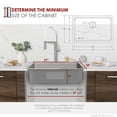 thumbnail image 4 of Stylish Dual Mount 27" Stainless Steel Single Bowl Kitchen Sink with Grid & Strainer S-406TG, 4 of 14