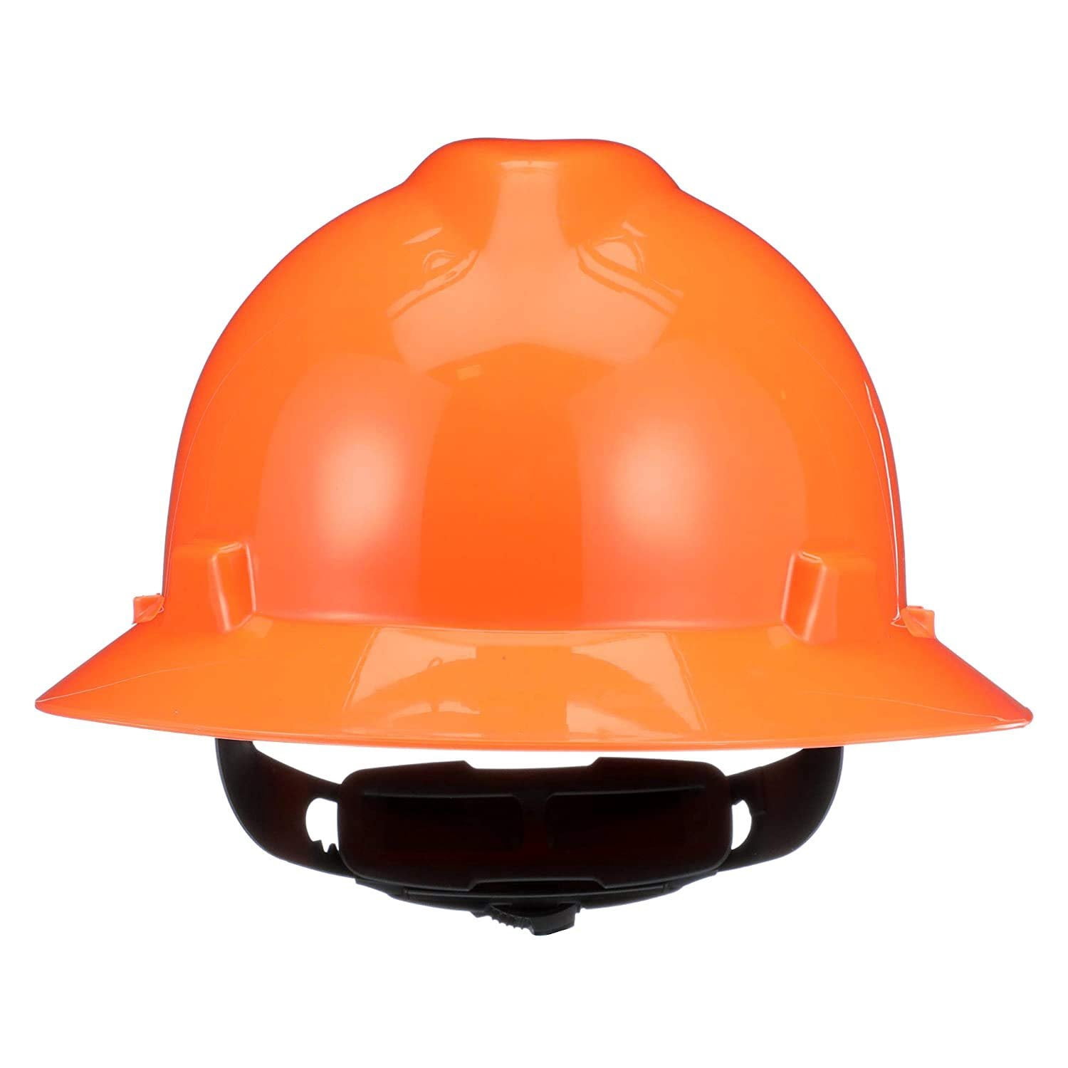 MSA Hi-Viz Orange V-Gard Class E, G Type I Polyethylene Non-Slotted Hard Hat With Fas-Trac Suspension