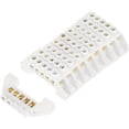 thumbnail image 1 of Bloque de terminales eléctricos de latón con 10 orificios para distribución de fases para conexiones seguras y eficientes, 1 of 8
