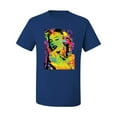 thumbnail image 2 of Wild Bobby, Colorful Woman Marilyn Monroe Pop Culture Men's Graphic T-Shirt, Royal, Large, 2 of 3