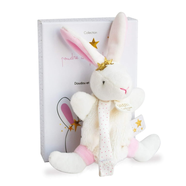 Doudou et Compagnie Star Pink Bunny Baby Plush Stuffed Animal – Hotaling