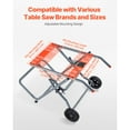 thumbnail image 3 of KFFKFF Mobile Table Saw Stand, Supports up to 350 lbs, Collapsible Table Saw Station with 8-Inch Rubber Tires, Robust Build, Convenient Storage, Compatible with Various Table Saw Brands, 3 of 9