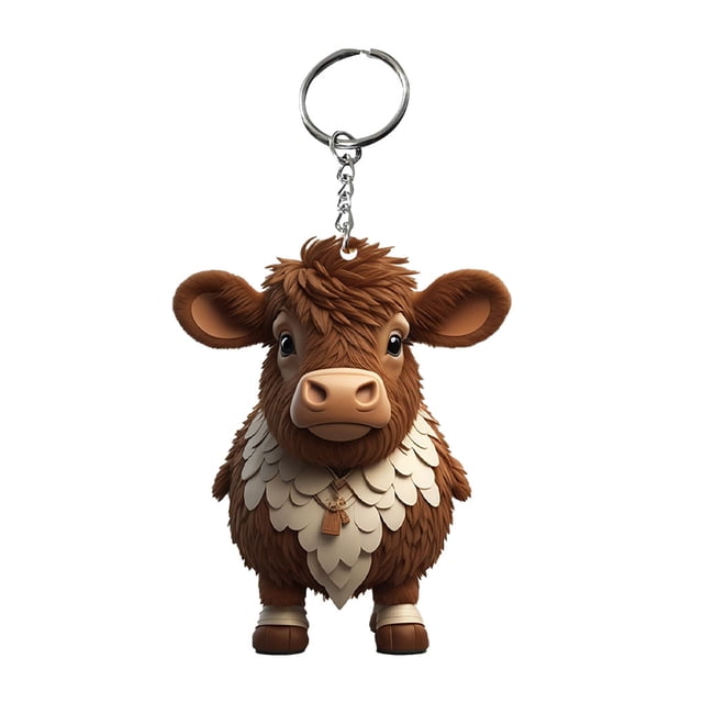 fastboy Personalized Little Cow Doll Keychain Easy To And Cute Gifts Cartoon Little Cow Doll Keychain C