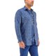 thumbnail image 2 of Camisa Vaquera Wrangler Hombre Manga Larga G97 azul M, 2 of 6