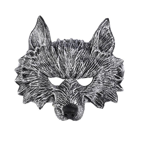 1 máscara de lobo de Halloween para decoraciones de Halloween.