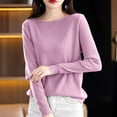 thumbnail image 3 of Womens Sweaters 2025 Ribbed Knit Sweater Turtleneck Pullover Soft Comfortable Casual Winter Long Sleeve Slim Fit Sweater Shirt for Fall and Winter Season, 3 of 4