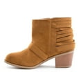 thumbnail image 3 of Soho Shoes Women's Faux Suede Block Heel Ankle Booties, 3 of 3