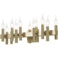 thumbnail image 2 of 357B12SN-Varaluz Lighting-Collette 12-Light Bath and Vanity in Heritage Modern Style 7.25 Inches Tall and 24 Wide-Silver Finish, 2 of 5