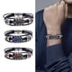thumbnail image 5 of Handmade Bracelet Leather Bracelet Fashion Wrist Accessory Multilayer Daily Wear Bracelet Leather Texture for Man, 5 of 5