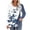 Navy, variant on Long Sleeve Shirts for Women Workout Long Sleeve Layering Shirt Women Casual Fashion Loose Pleated Crew-Neck Printed Long-Sleeved Tops