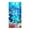 Blue, variant on Clearance! Bath Towel Under $10 Beach Towel Marine Fish Printed Beach Towel Colorful Bath Towel Sandproof Beach Blanket 7.87*7.09*2.36 in
